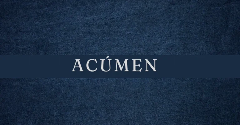 acúmen