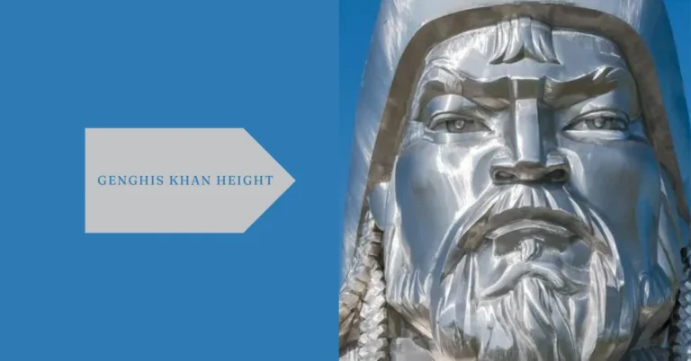 genghis khan height