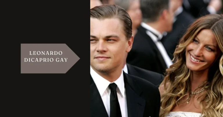 leonardo dicaprio gay