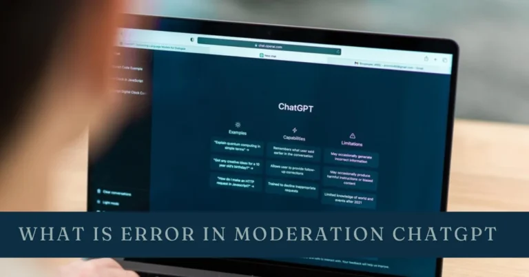 what is error in moderation chatgpt